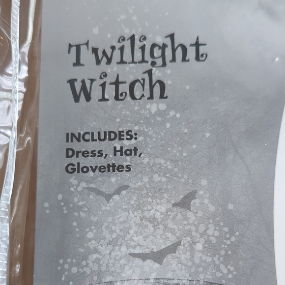 Spirit Black and Silver Starry Witch Costume for Kids - Picture 11 of 11